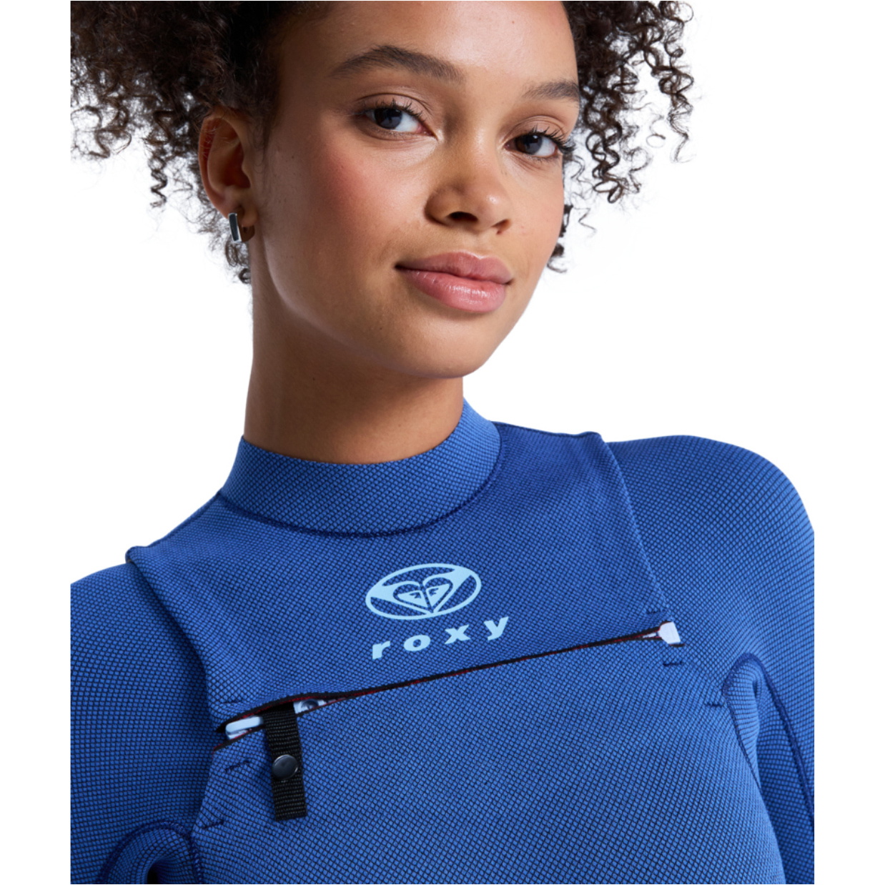 2026 Roxy Womens Elite Xtra Stretch 3/2mm Chest Zip Wetsuit 26BW213503 - Blue Fog